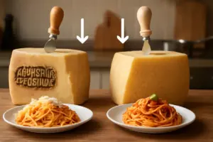 Differenza tra Parmigiano Reggiano e Grana Padano? Il dettaglio che cambia il risultato in cucina