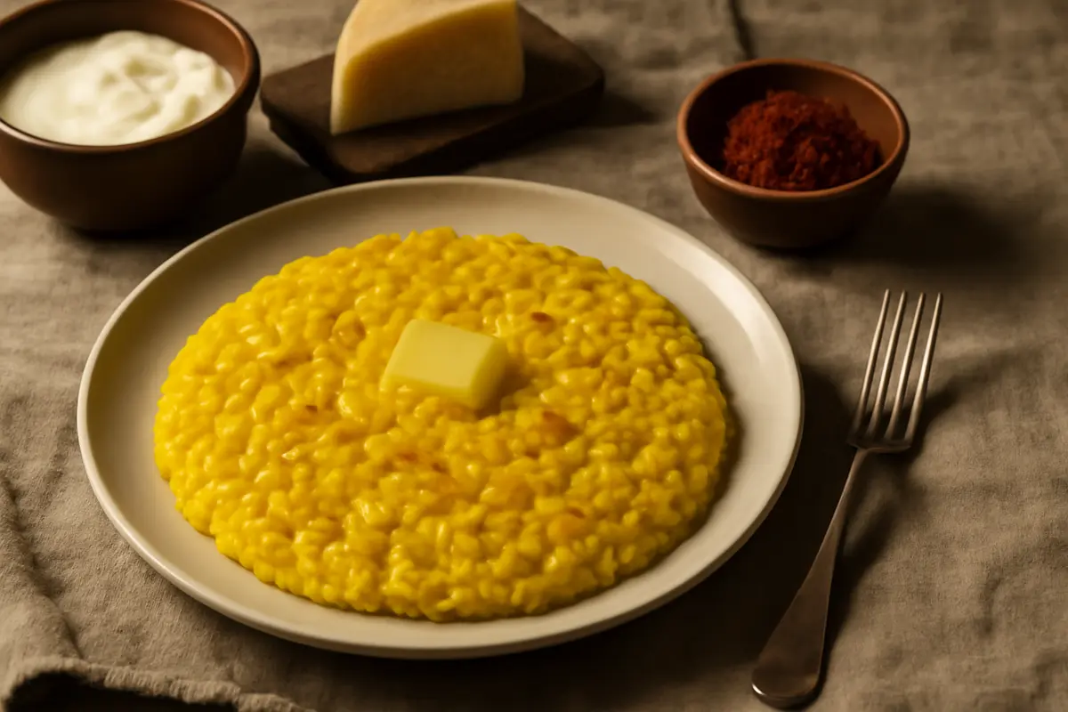 Risotto alla milanese con zafferano autentico: la variante tradizionale che pochi conoscono
