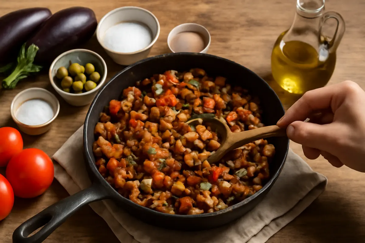 Ricetta della caponata siciliana originale: piccoli accorgimenti per una consistenza perfetta