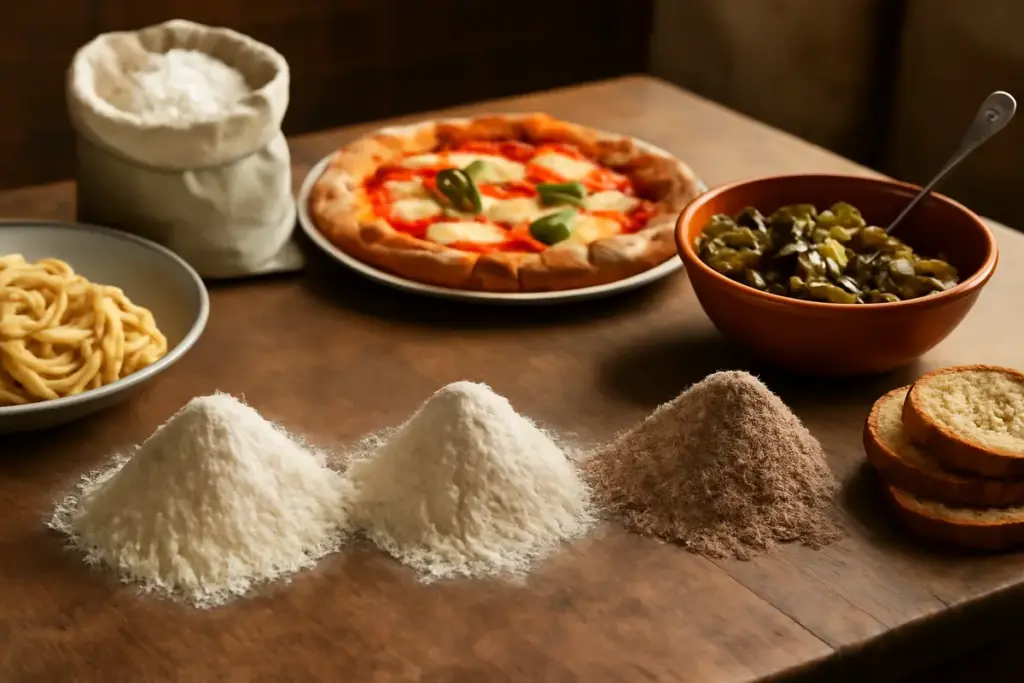 Farina tipo 00, 0 o integrale: come capire quale usare nella cucina regionale italiana