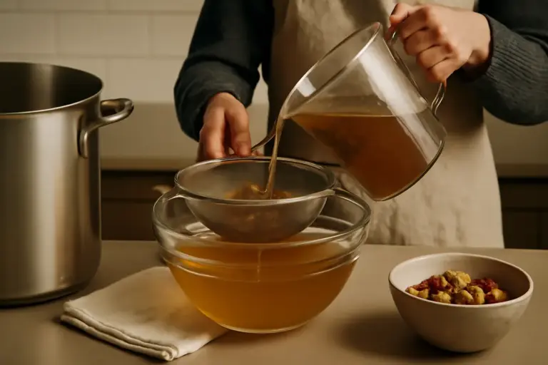 Quando è davvero importante filtrare i fondi e i brodi? Il passaggio che elimina impurità e regala trasparenza