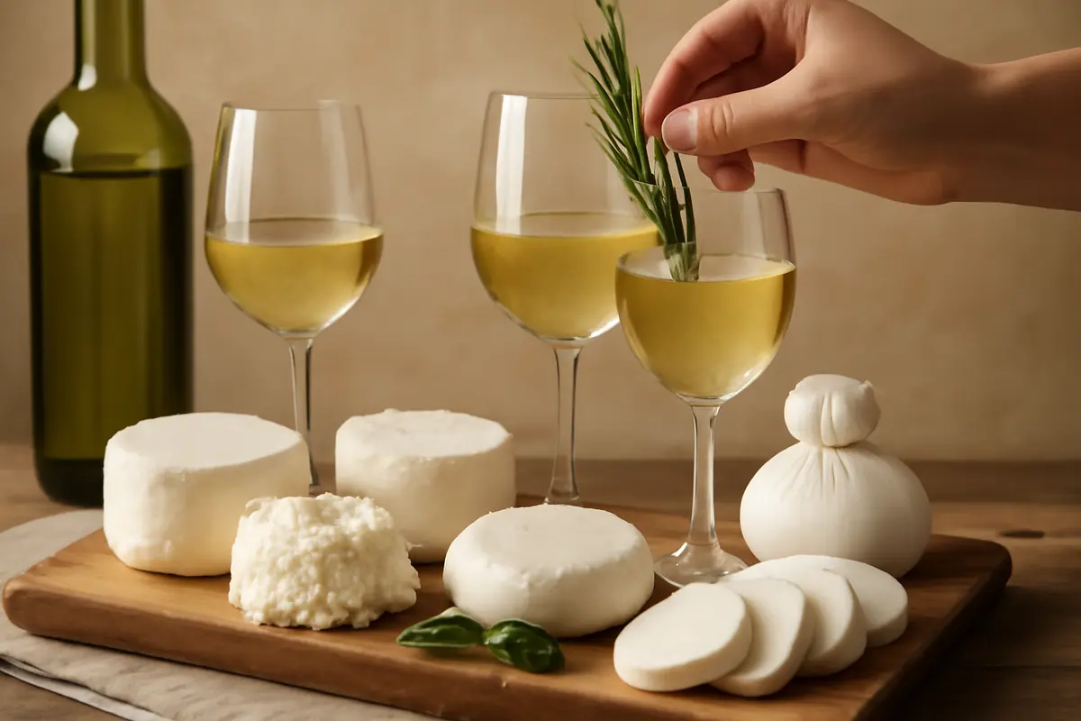 Quale vino si abbina meglio ai formaggi freschi italiani? Il dettaglio aromatico fa la differenza