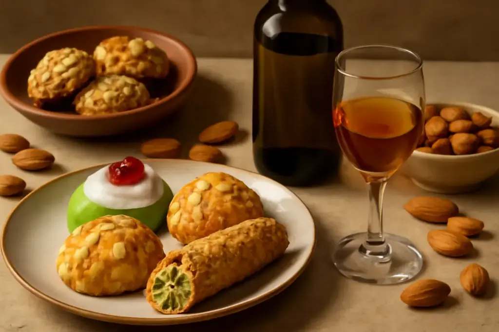 Vini da dessert per la pasticceria siciliana: la combinazione che fa risaltare le mandorle