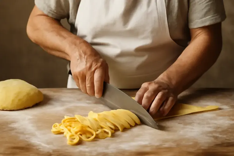 Perché la pasta fresca si taglia al coltello? La pratica artigianale che fa la differenza tra le regioni italiane
